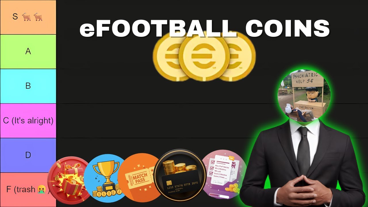 RANKING every METHOD of GETTING COINS in EFOOTBALL 26 (Tier list)
