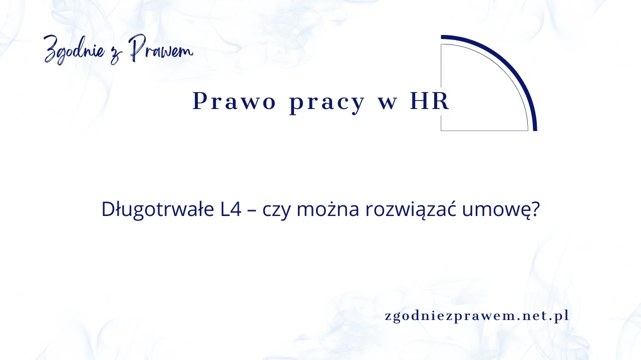 Długotrwałe L4 – czy można rozwiązać umowę?