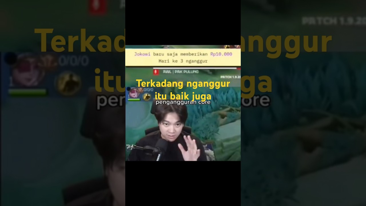 Reaksi streamer ketika di donasi dengan nama Jokowi #streamer #donasi #kocak #meme