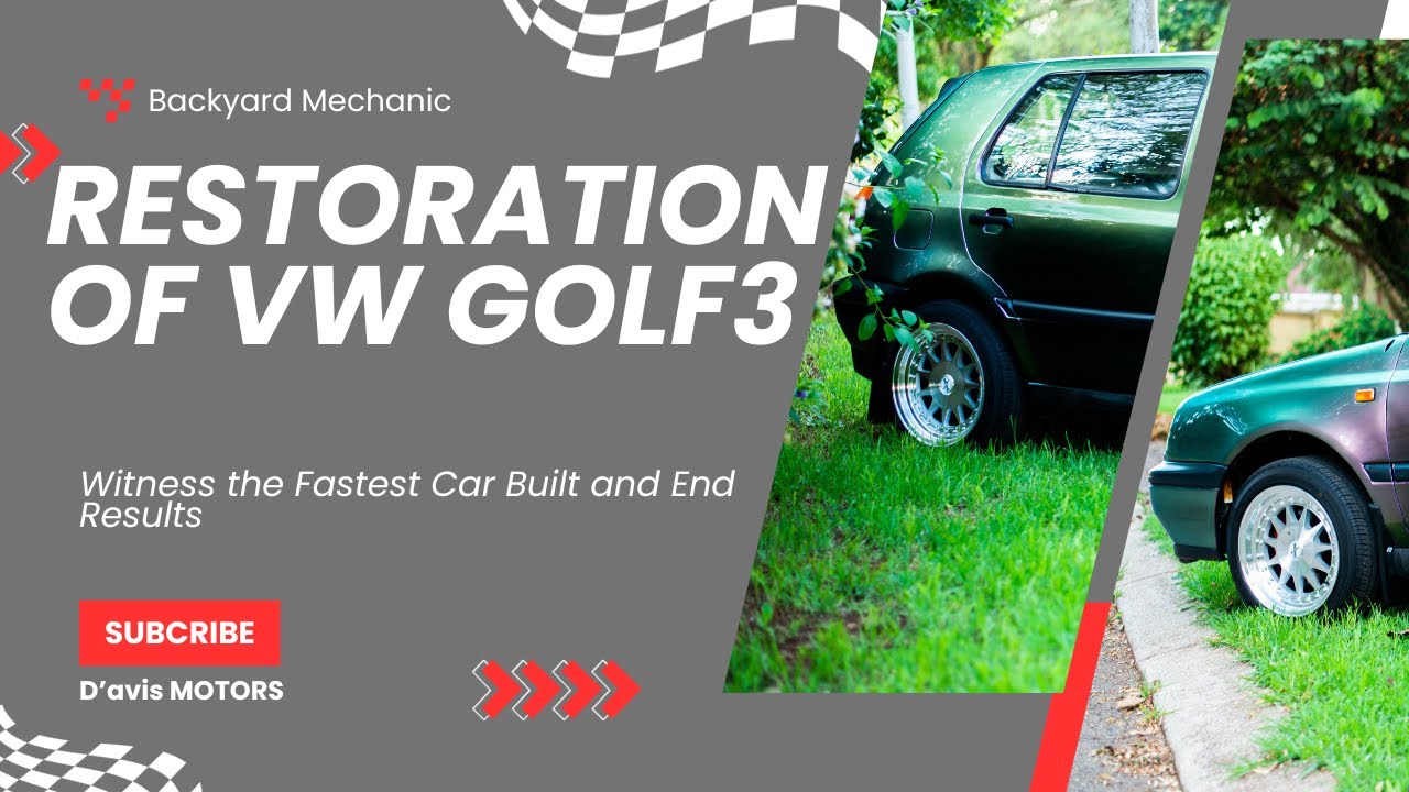 Backyard Mechanic | Episode 1 | VW Golf MK3 Restoration