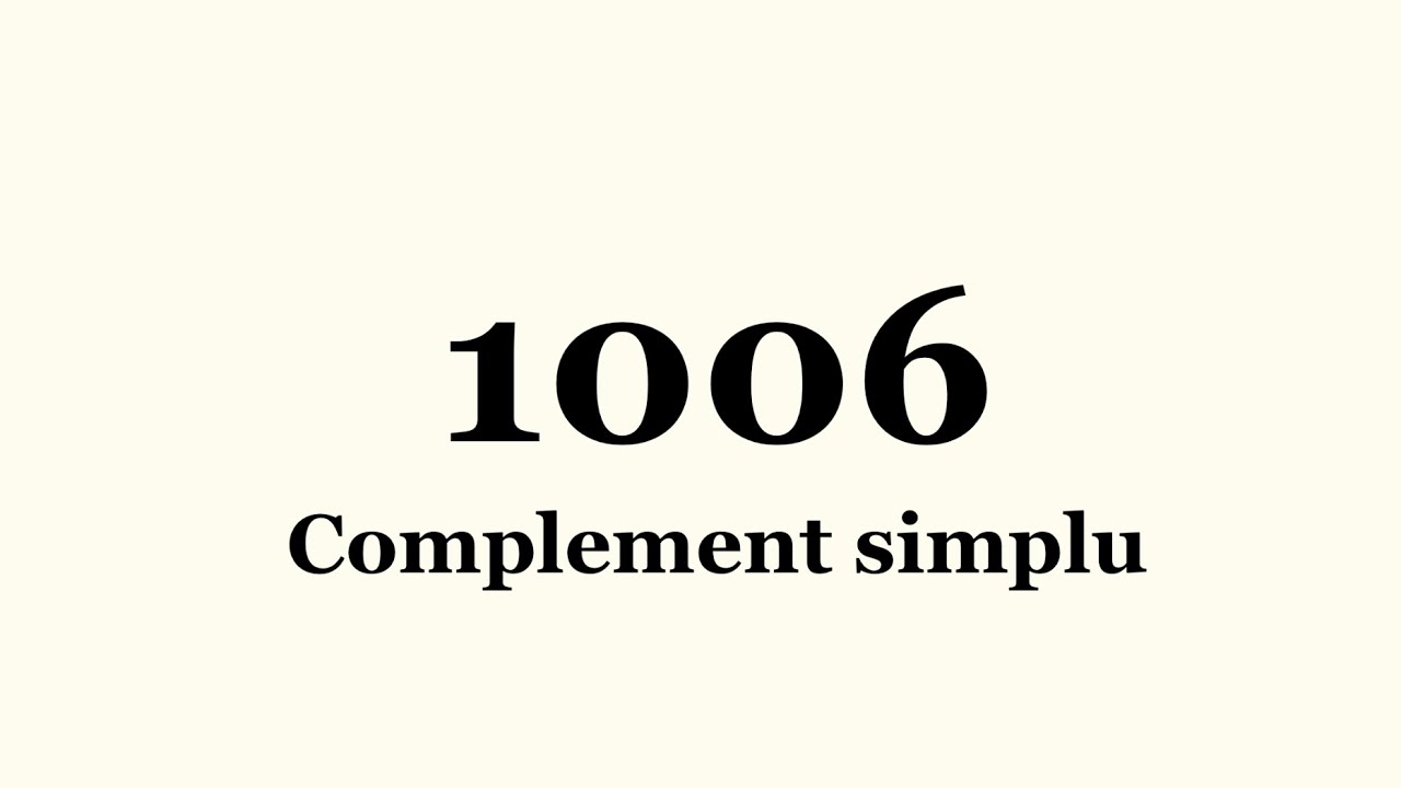 Problema 1006 C.S. UMFCD CHIMIE