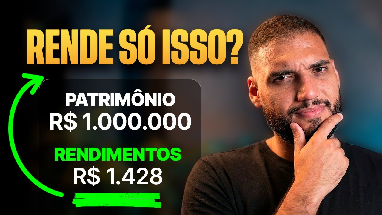 É POSSÍVEL VIVER DE RENDA COM R$ 1 MILHÃO? | Quanto rende R$ 1 milhão em dividendos e na renda fixa?