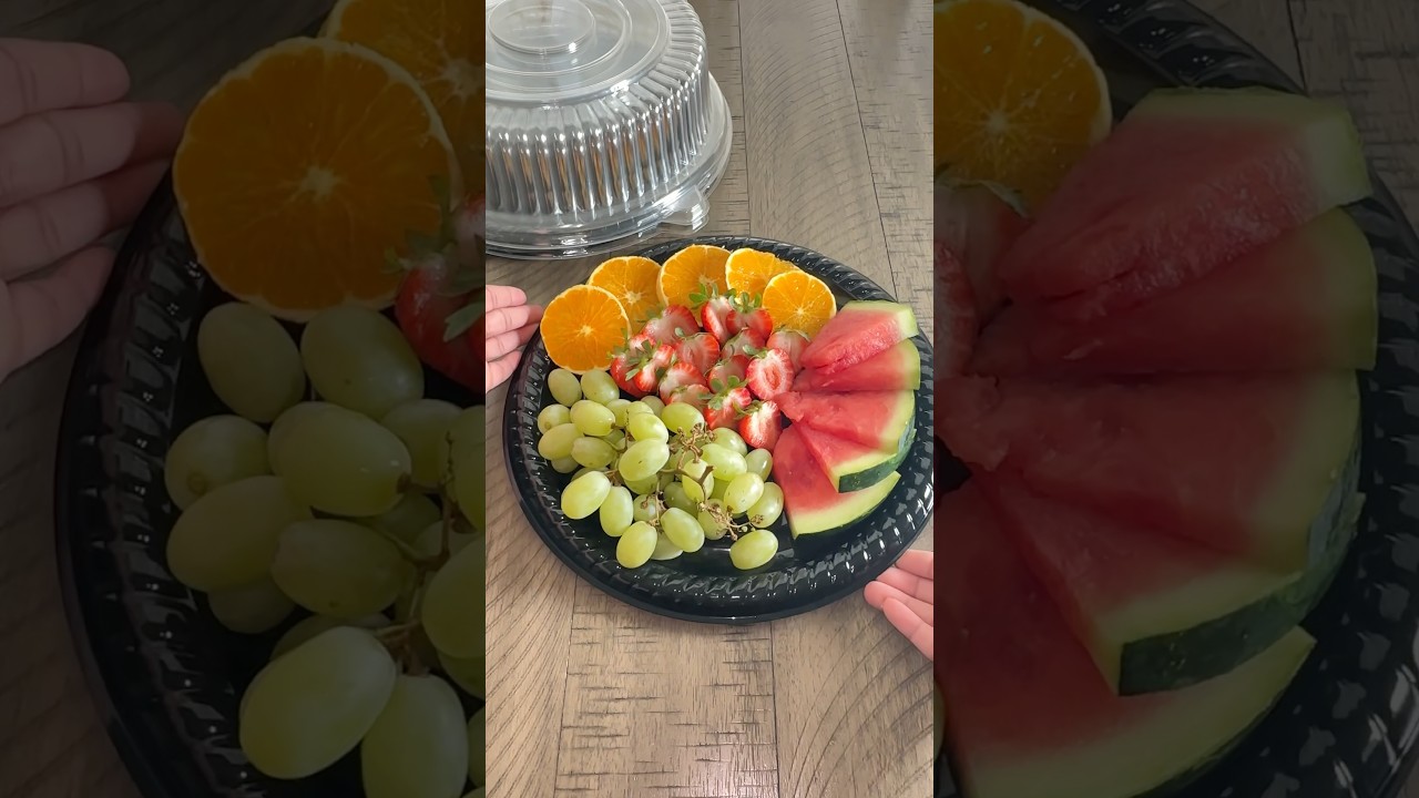 Estas son las bandejas que uso para las frutas, postres y picaderas 🙌