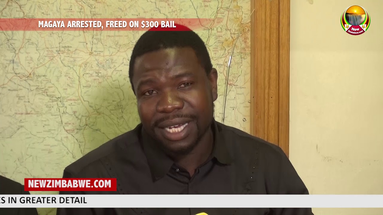 Magaya arrested, freed on $300 bail