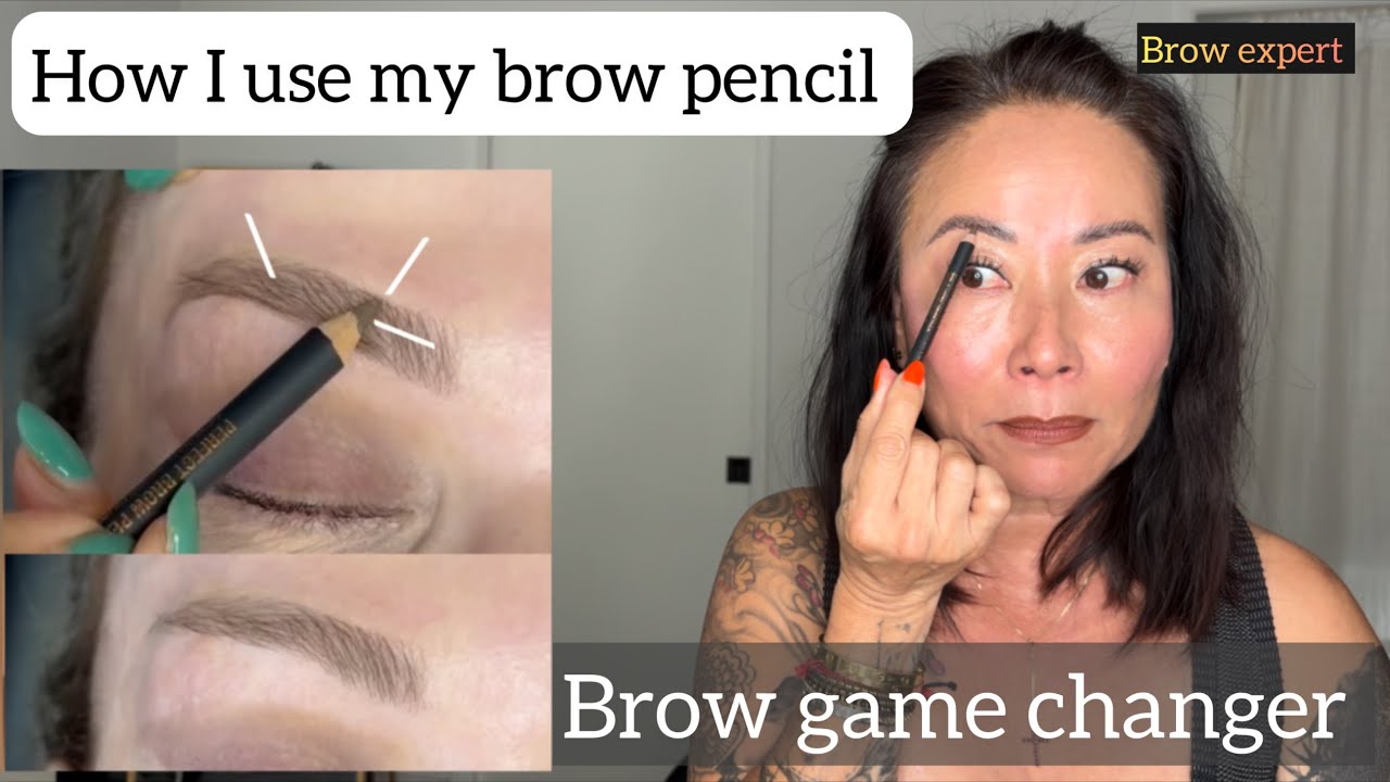 How I use my brow pencil 