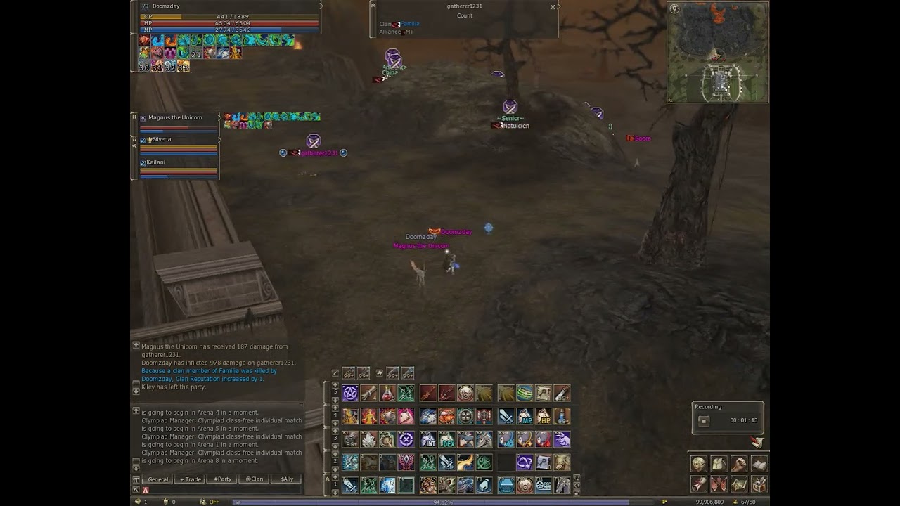 L2Classic.club Dion x3 Doomzday vs Familia I think they are mad @ me
