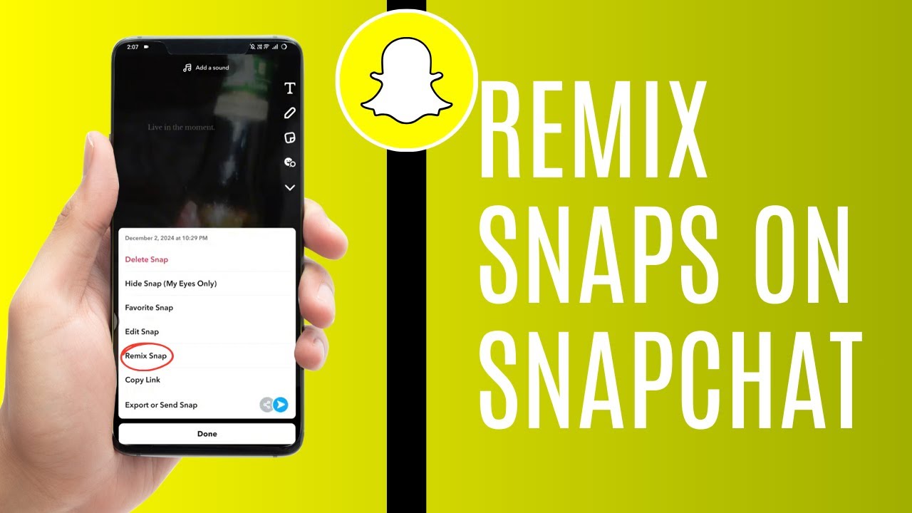 How To Remix Snaps On Snapchat 2024 (Quick Fix)