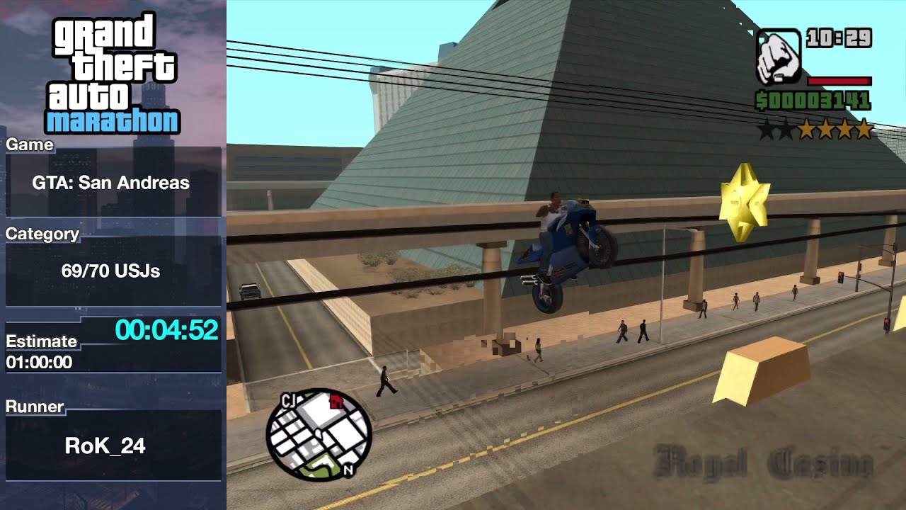 GTAMarathon 2021 - Grand Theft Auto: San Andreas 69/70 USJs by RoK_24