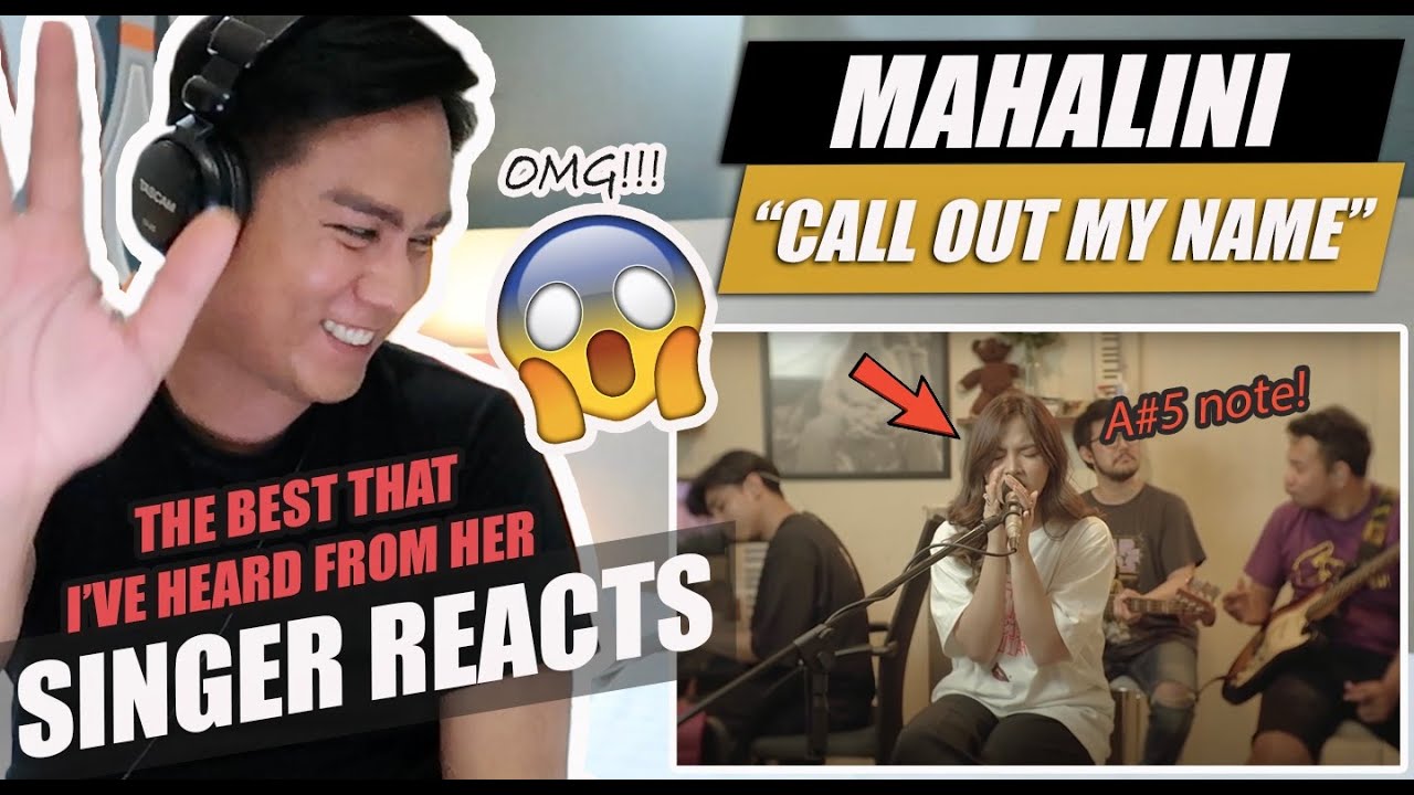Mahalini - Call Out My Name (кавер The Weeknd) Живая сессия | РЕАКЦИЯ ПЕВИЦЫ