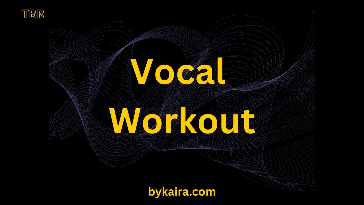 10 min Vocal Warm Up Workout