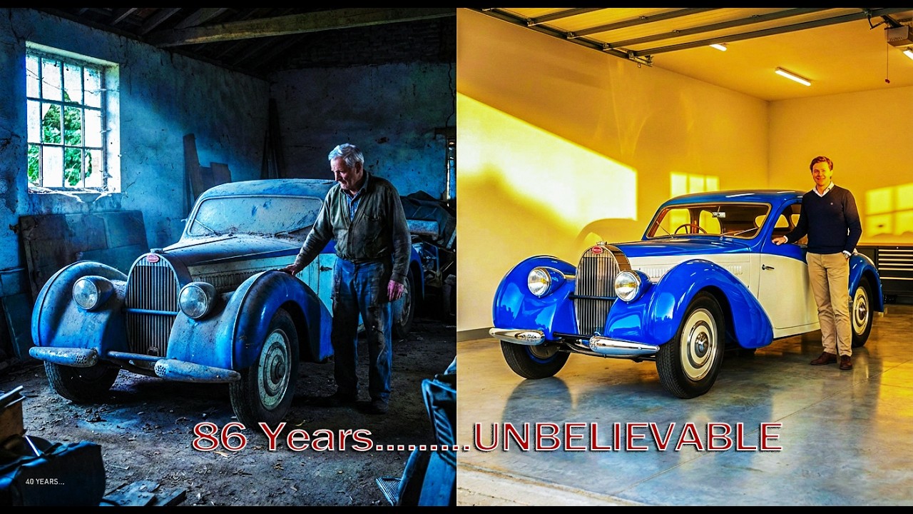 “He Sold Me His Abandoned 1940 Bugatti… I Had No Idea What Was Inside”