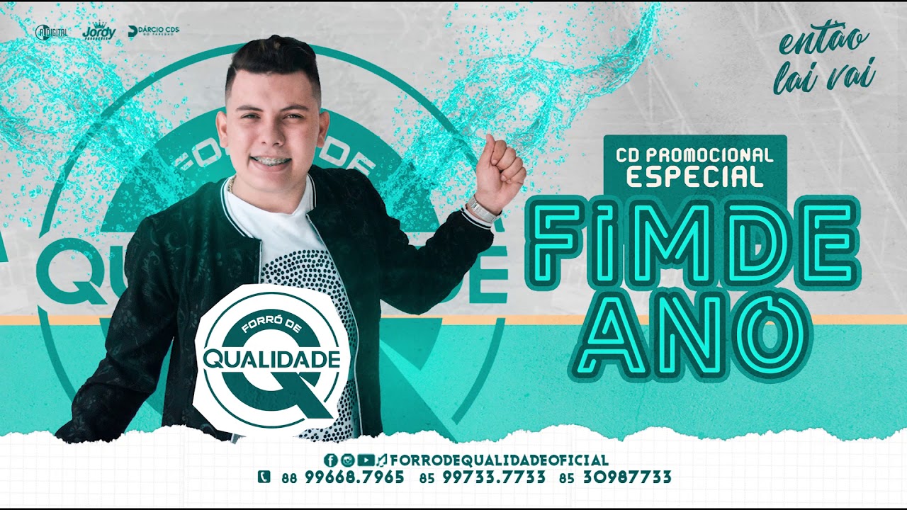 FORRÓ DE QUALIDADE CD PROMOCIONAL ESPECIAL FIM DE ANO (DEZ. 2K19)