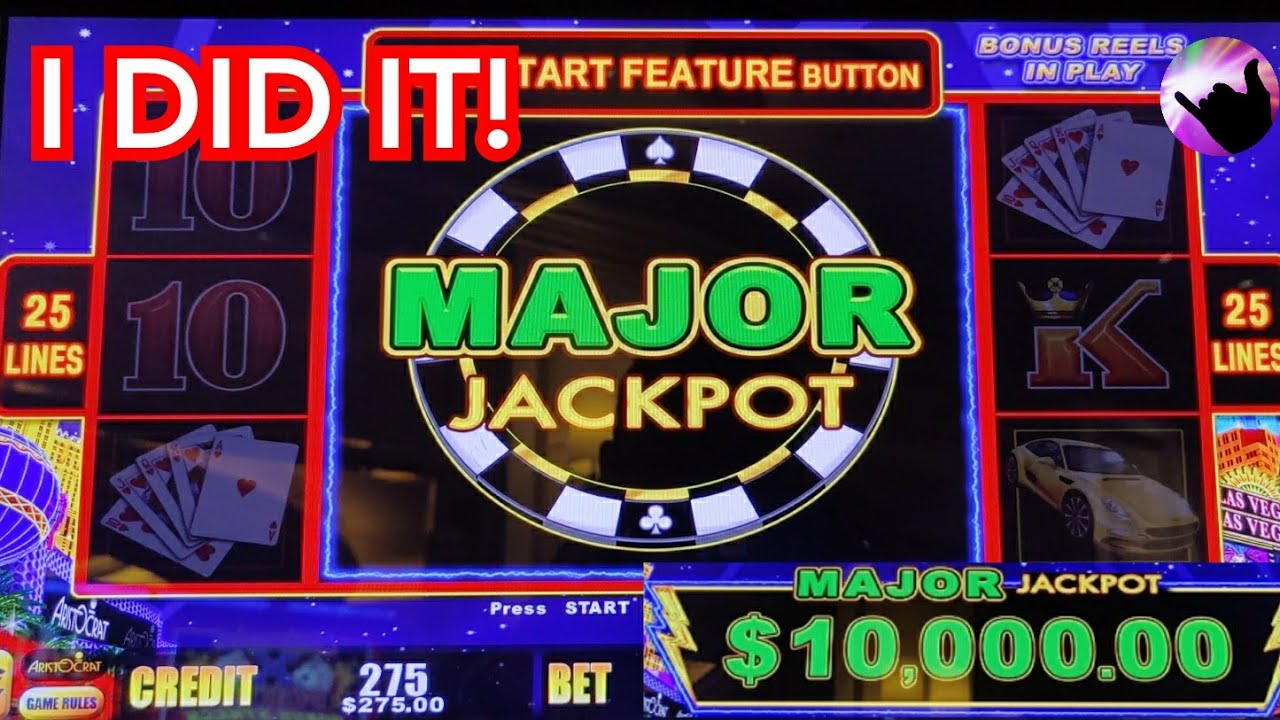 I WON THE $10,000 MAJOR JACKPOT!  High Limit Lightning Cash High Stakes