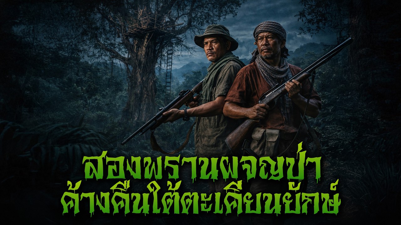 สองพรานผจญป่า ค้างคืนใต้ตะเคียนยักษ์ l กองไฟ คลาสสิก
