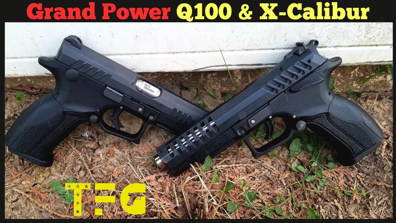 Grand Power Q100 & X-Caliber 9mm Handguns - TheFirearmGuy