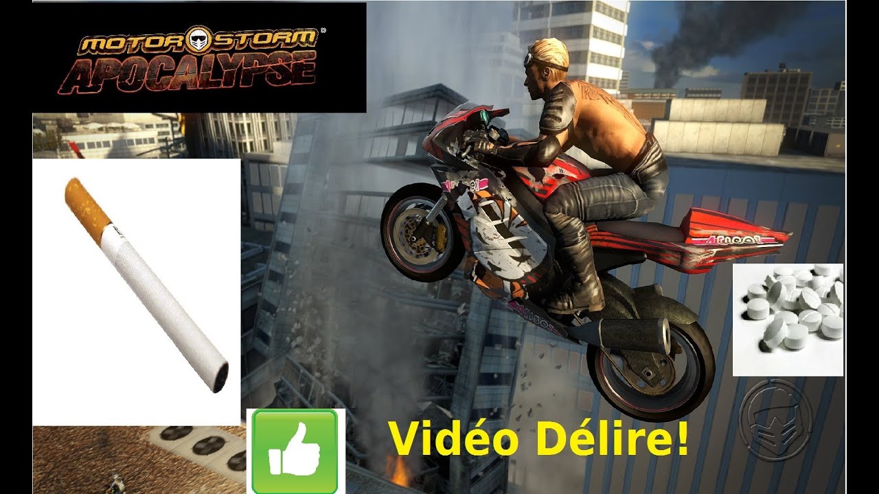 Vid&eacute;o D&eacute;lire sur Motorstorm en mode drogu&eacute; ! / Drawenik & JVCspirou