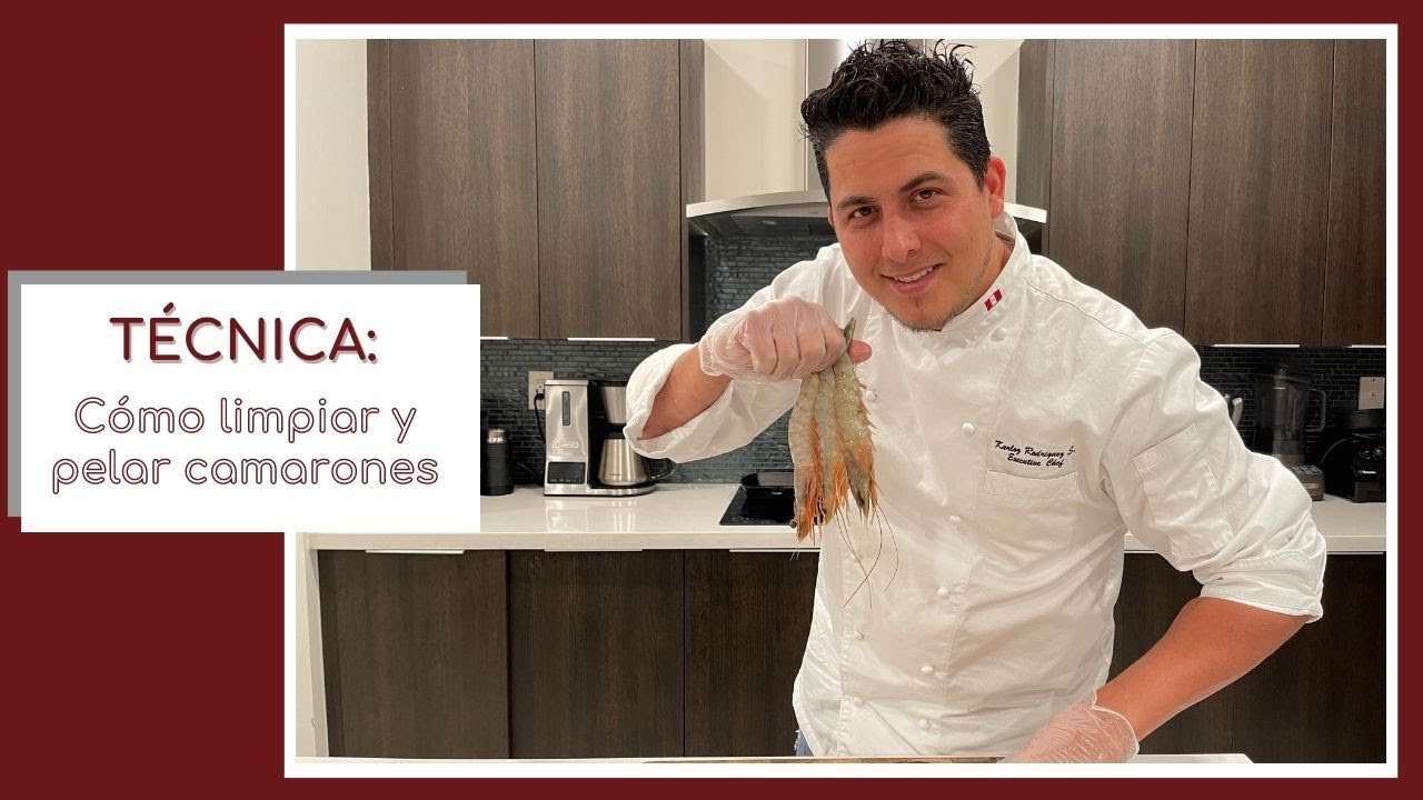 Técnica CÓMO LIMPIAR CAMARONES Fácil 2021  / Chef Karloz Rodriguez @chefprojectmiami