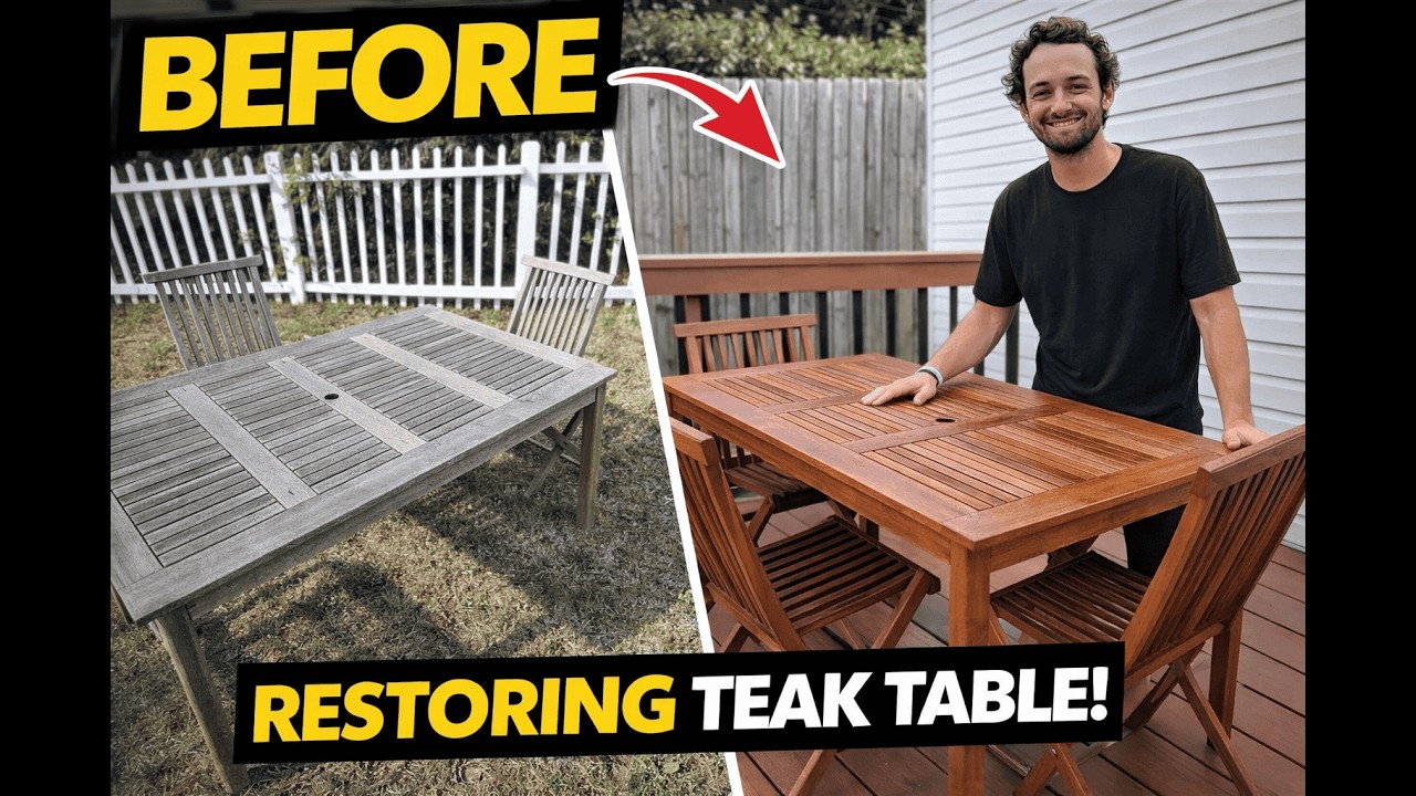 I Tried Restoring This Old Teak Table… Here’s What Happened