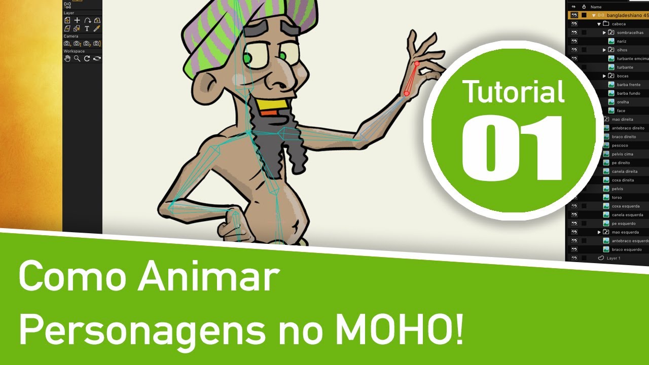 Como animar personagens no Moho - Tutorial 01