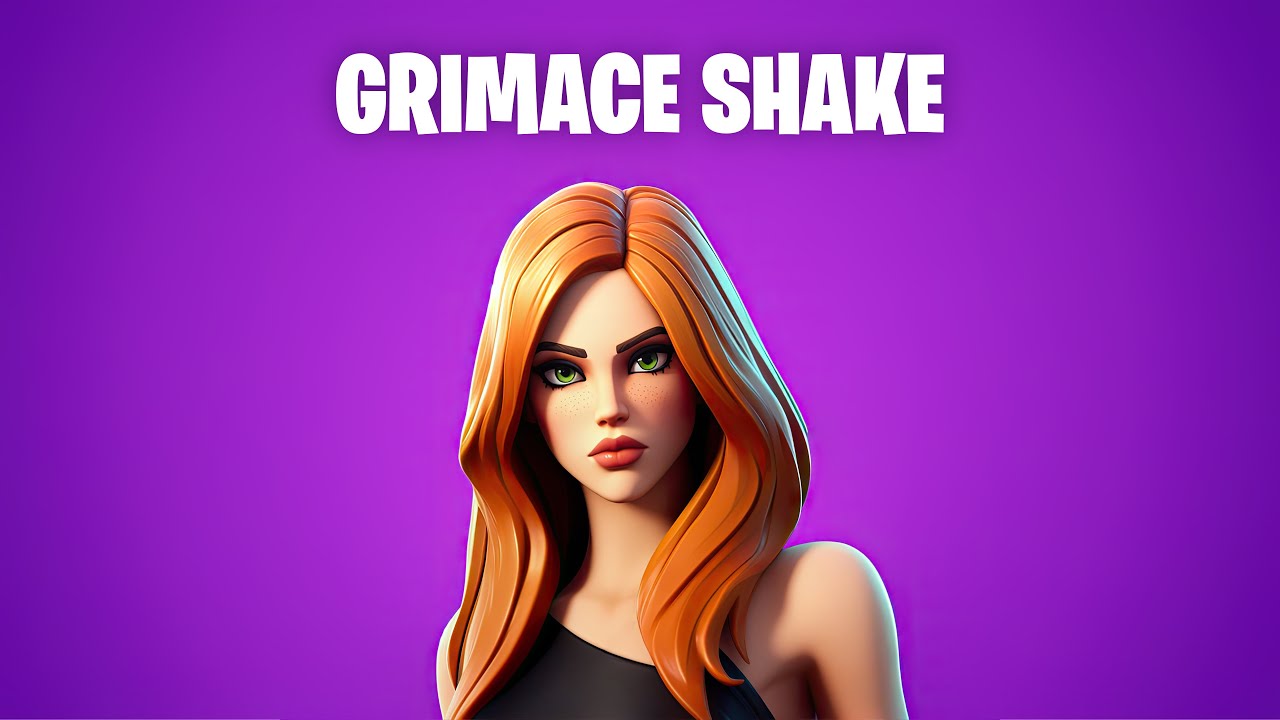 A Grimace Shake in Fortnite