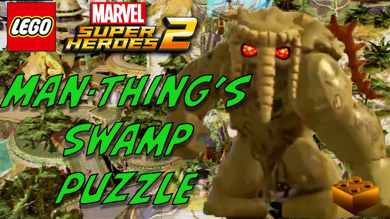 Man-Thing's Swamp Puzzle | LEGO Marvel Superheroes 2 | 1 Gold Brick