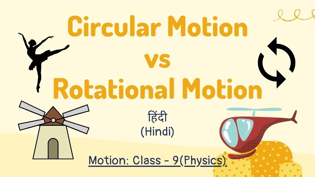 What is motion? (Part 2) I Circular Motion vs Rotational Motion I Class 9 Physics I Physics in Hindi