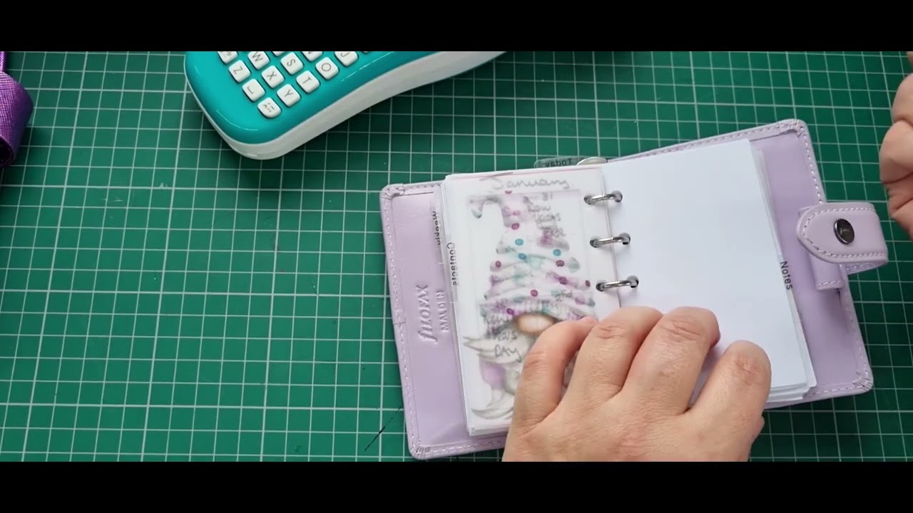 added mini Filofax planner  as wallet and dairy and chat about it