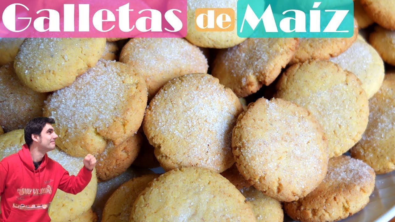 GALLETAS de MAÍZ MUY FÁCILES, 😍😋 Receta rápida paso a paso. Receta # 404