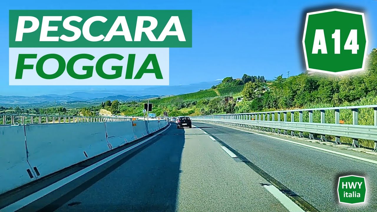 A14 Autostrada Adriatica | PESCARA - FOGGIA | feat. 