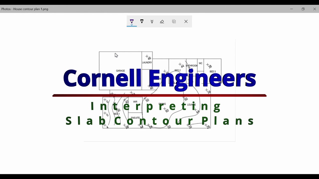 How to read and interpret Slab Contour Plans for houses - a diagnostic tool for fixing slab heave