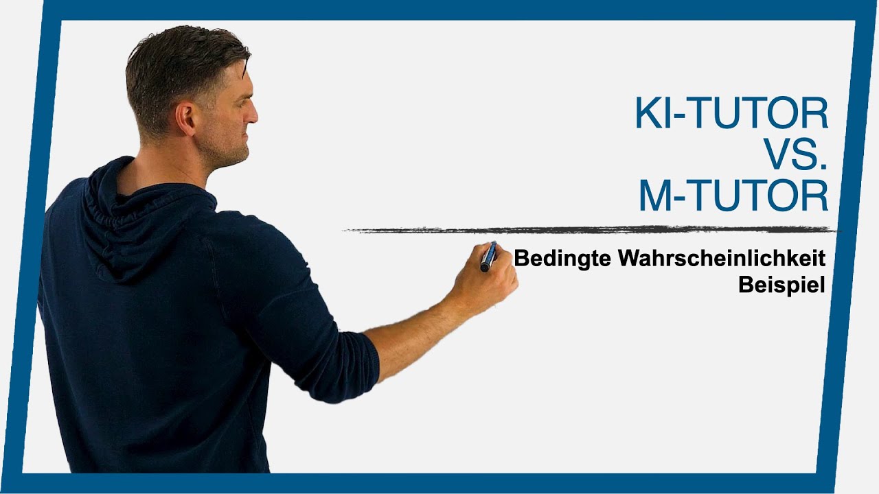 KI-Tutor vs. M-Tutor | Bedingte Wahrscheinlichkeit Beispiel | Mathe by Daniel Jung