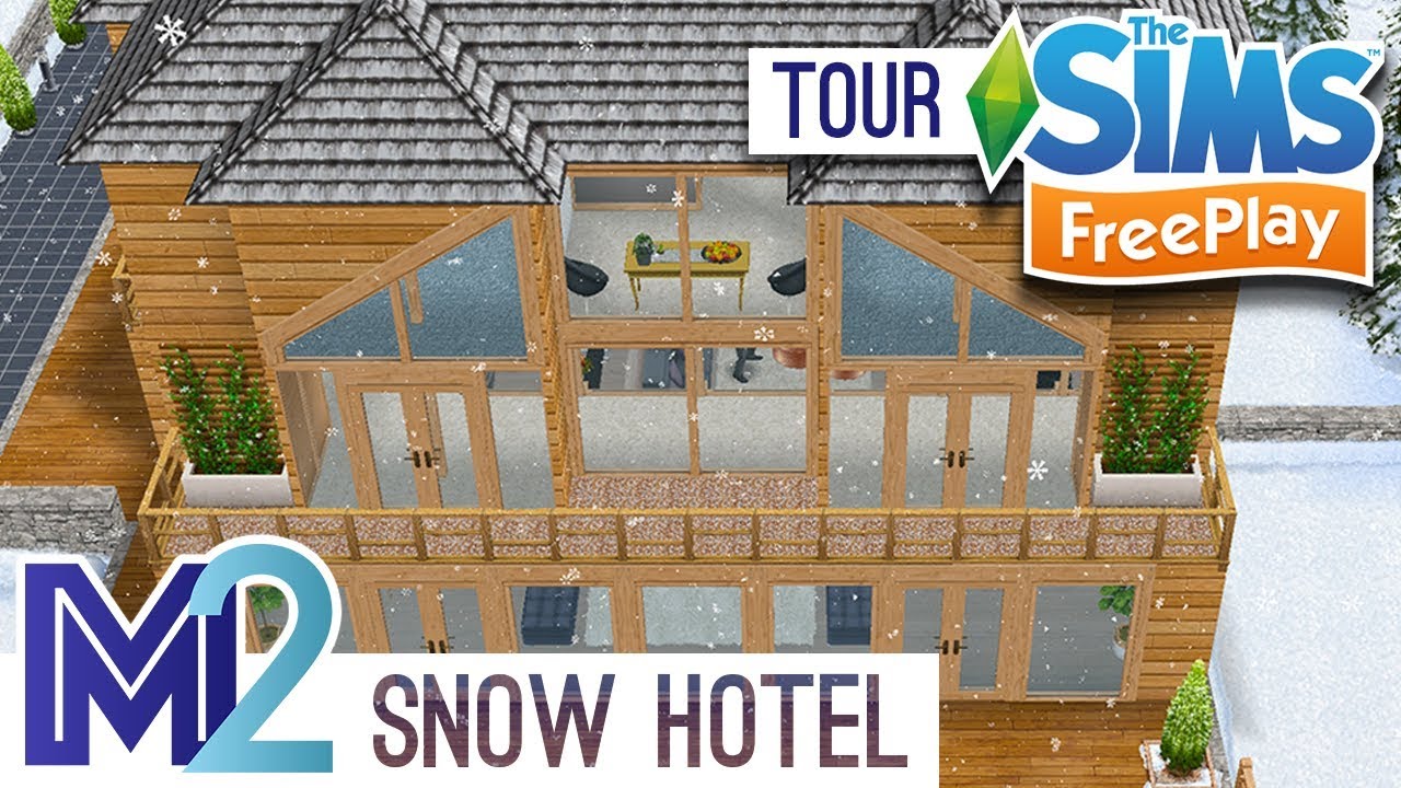 Sims FreePlay - Snow Hotel (Original Design)