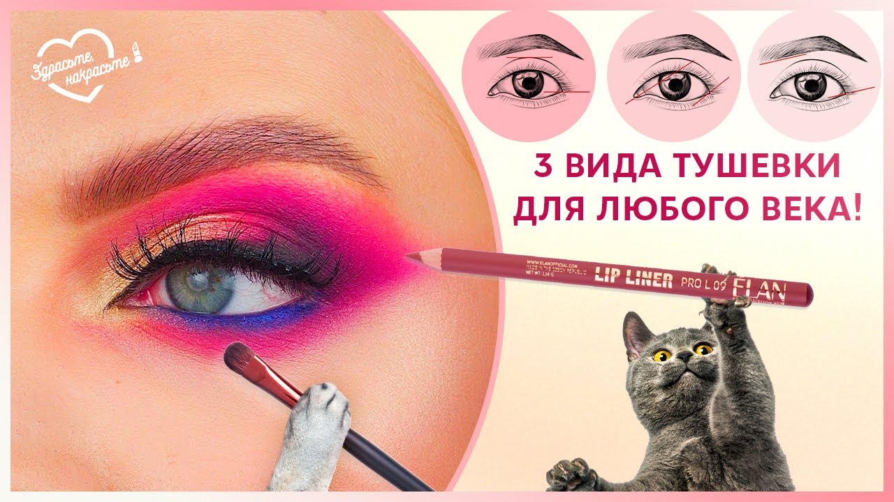 3 типа РАСТУШЕВКИ ТЕНЕЙ для ВСЕХ ТИПОВ глаз!