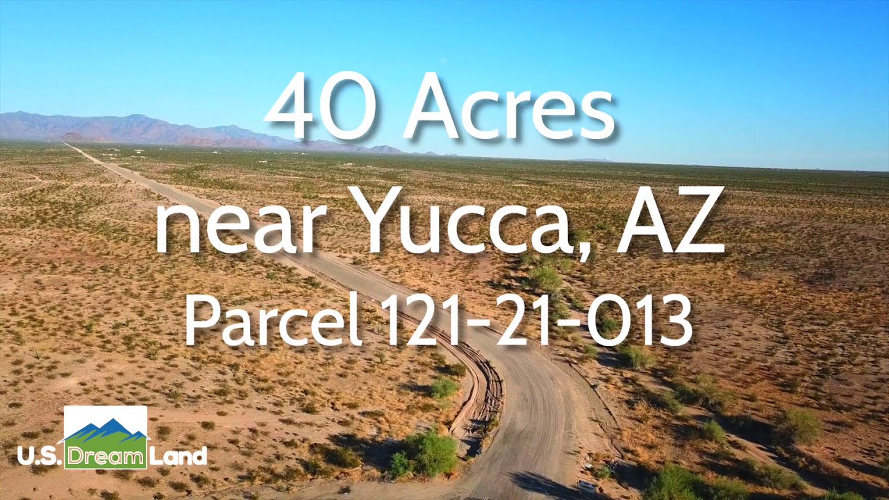 40 ACRES - Build Your Tiny House Dream Ranch in Yucca Arizona No HOA Close to Town