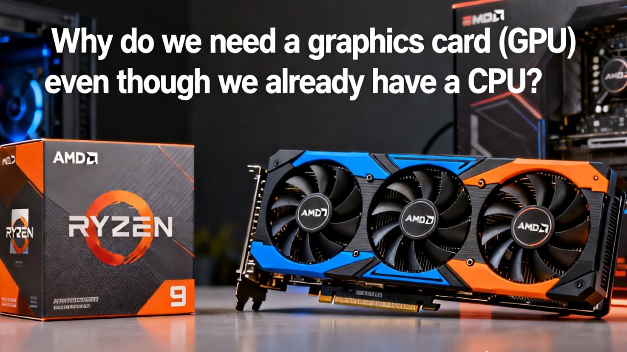 Why aren't CPUs powerful enough? Why do GPUs outperform CPUs in data processing?