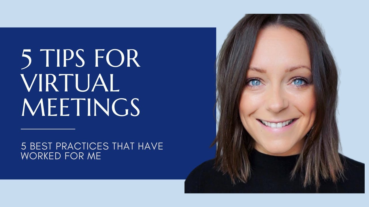 5 TIPS FOR VIDEO & VIRTUAL MEETINGS | Presentation Skills