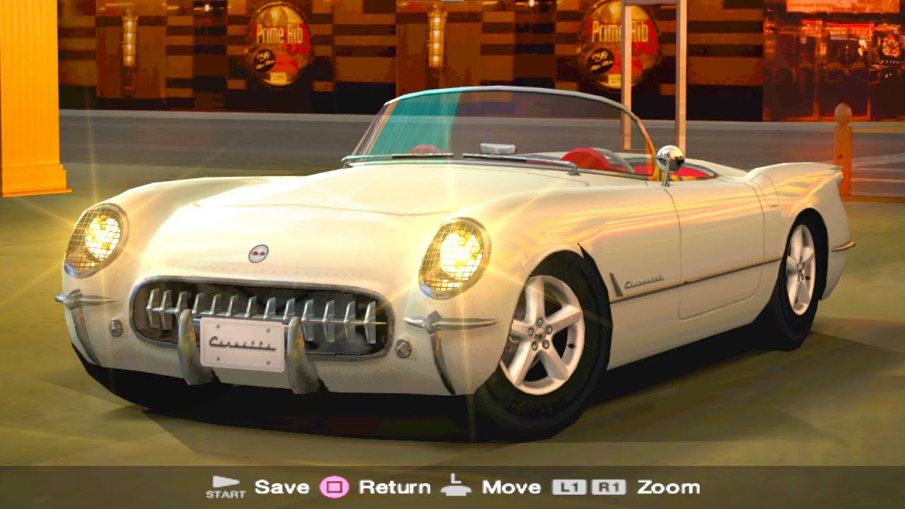 Gran Turismo 4 Chevrolet Corvette Convertible (C1) '54 (369HP) Le Mans Race