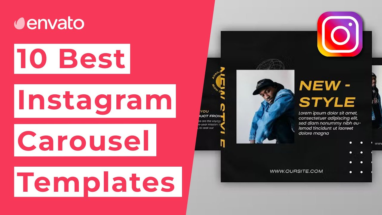 10 Best Photoshop Instagram Carousel Templates