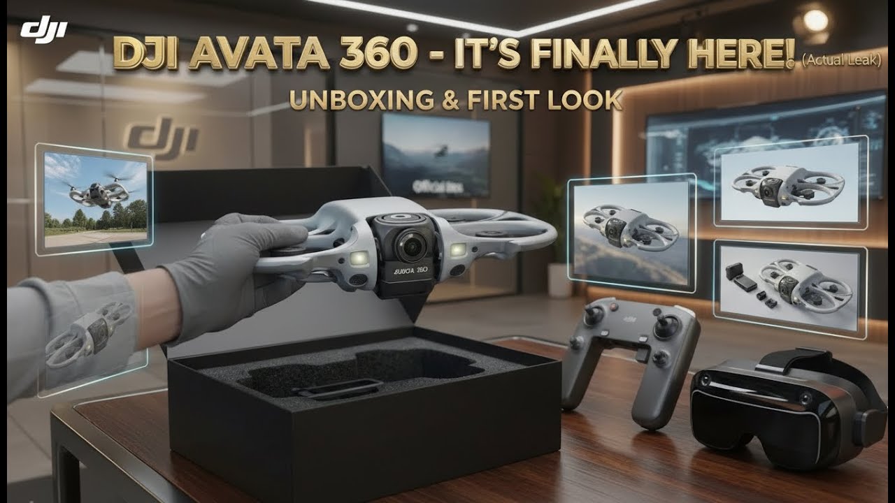 DJI Avata 360 FINALLY LEAKED! Official Box & Specs Revealed