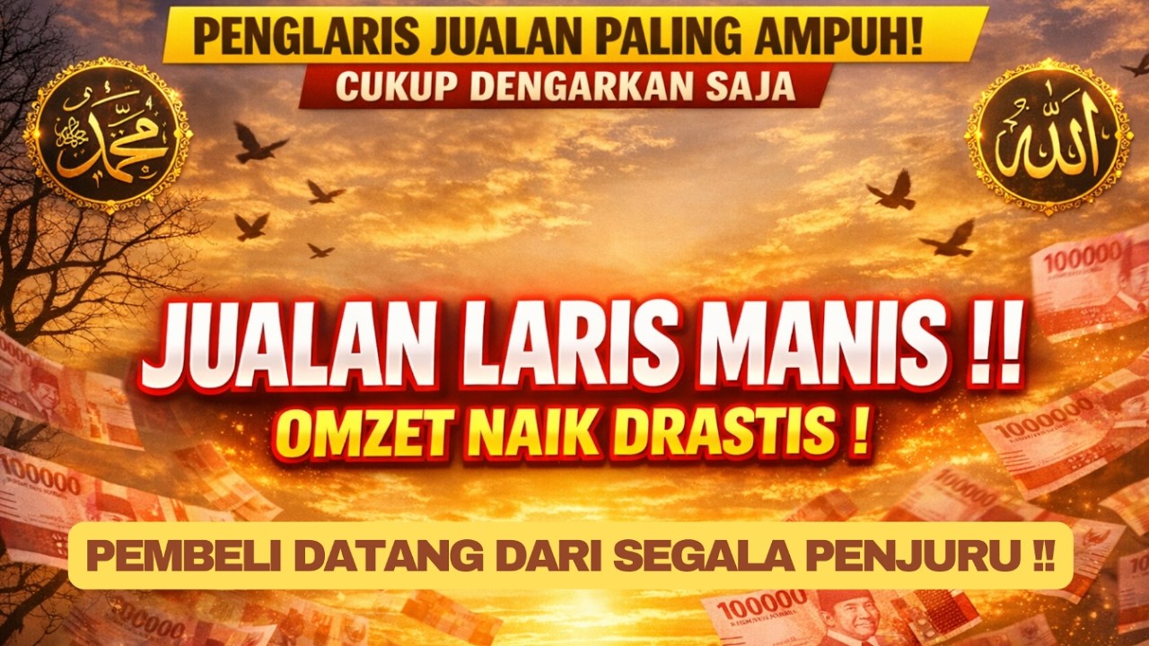 SUBHANALLAH !! Jualan Laris Manis, Pembeli Datang Dari Segala Penjuru!!
