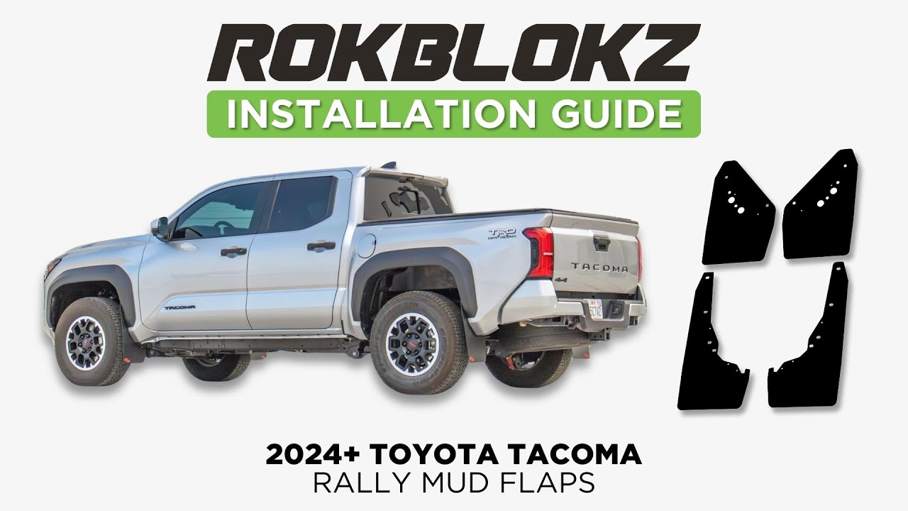 2024+ Toyota Tacoma: How to install ROKBLOKZ Rally Mud Flaps