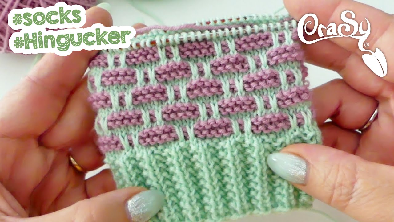 Strickmuster Sockenmuster Ziegelei