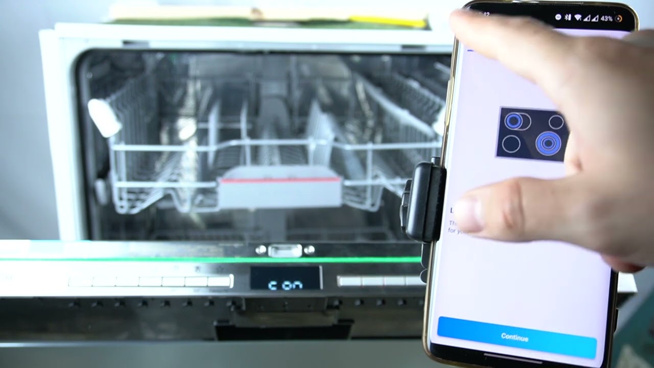 Посудомоечная машина Bosch SMV4HTX31E - Как подключить к смартфону? | Настройка Home Connect App
