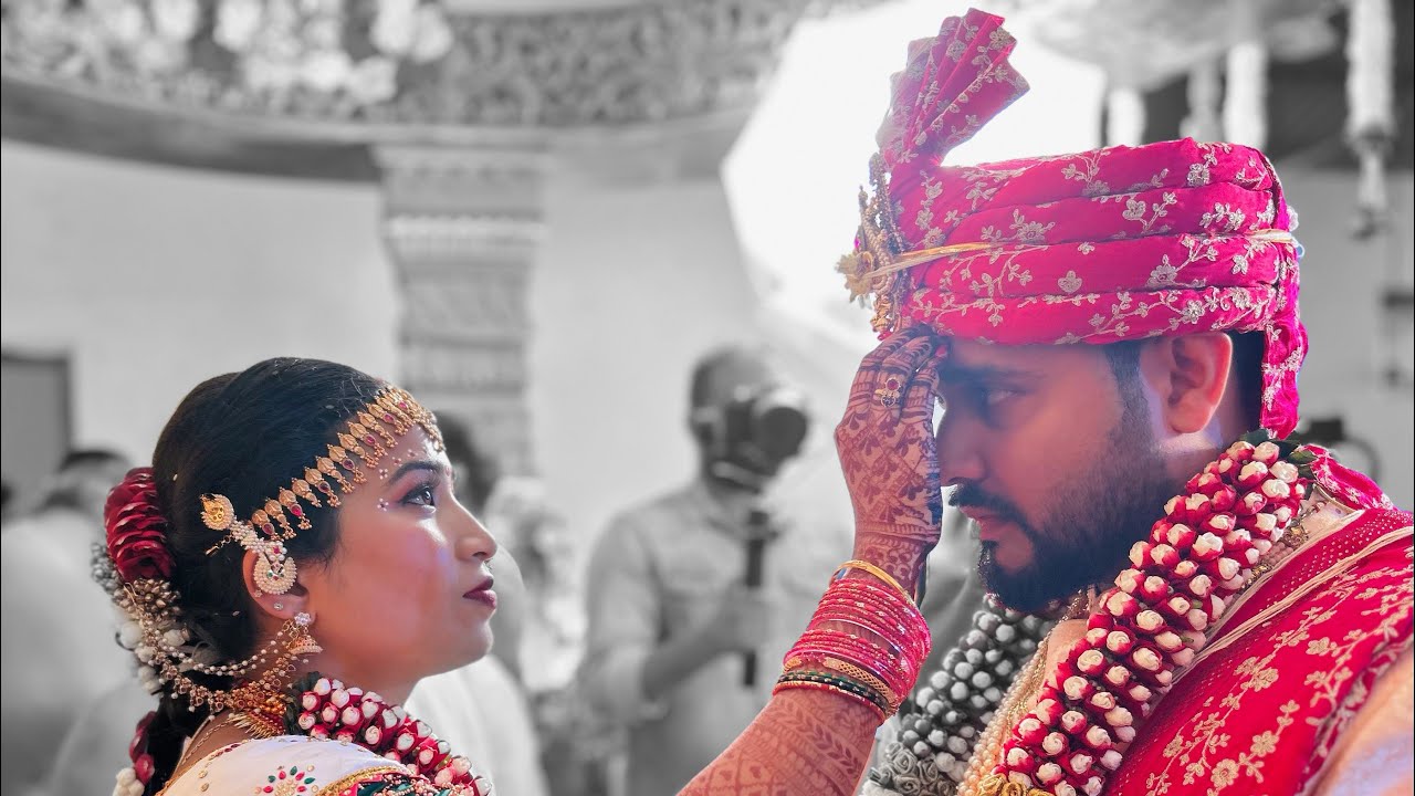 Alokk-Meghna Wedding ceremony #cousinswedding #indianwedding #gsb #kesariya #pavizhamazha