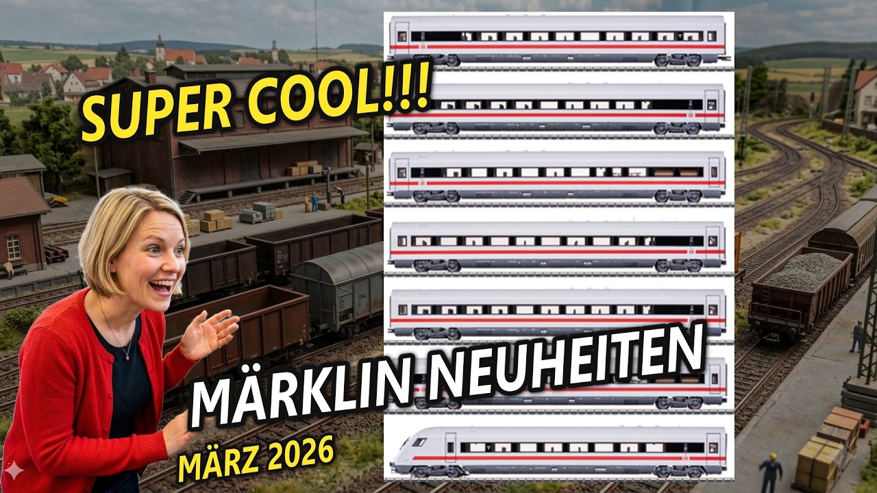 Märklin Neuheiten von Waggons vom März 2026, Spurweite: H0