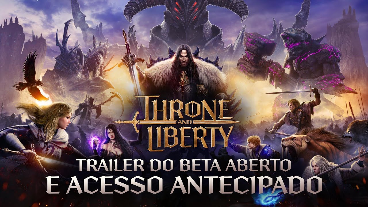 THRONE AND LIBERTY: Trailer do Beta Aberto/Acesso Antecipado