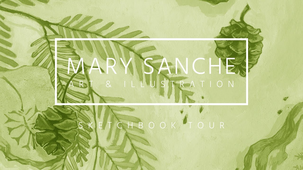 Sketchbook Tour VIII // Flip-through 2017 // Pencil & Mixed Media // Mary Sanche