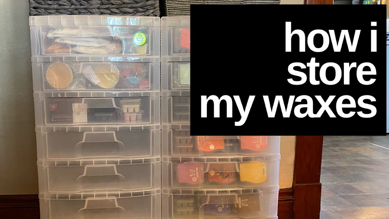 How I store all of my waxes! My entire collection!