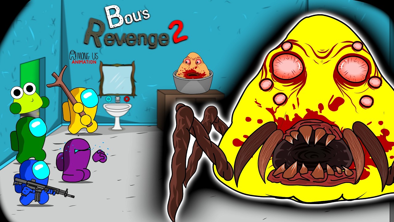Among Us vs Bou's Revenge 2 in Pou's || ANIMATION