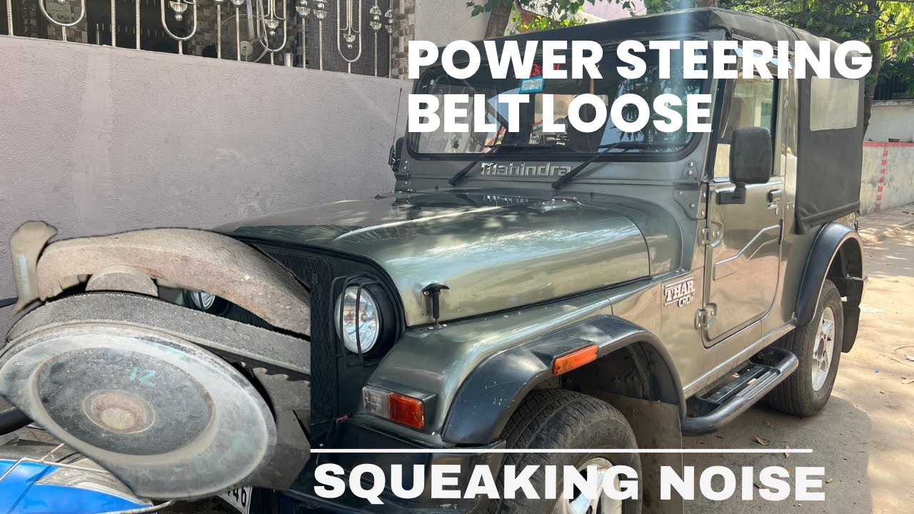 Does Your Mahindra Thar NEED This CRDE Power Steering Belt? | Tight Power Steering  Belt